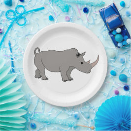 Rhinoceros Africa Animal Pappteller