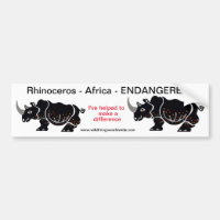 Rhinoceros - Autoaufkleber