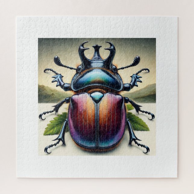Rhinoceros Beetle 050824IREF208 - Watercolor (Vertikal)