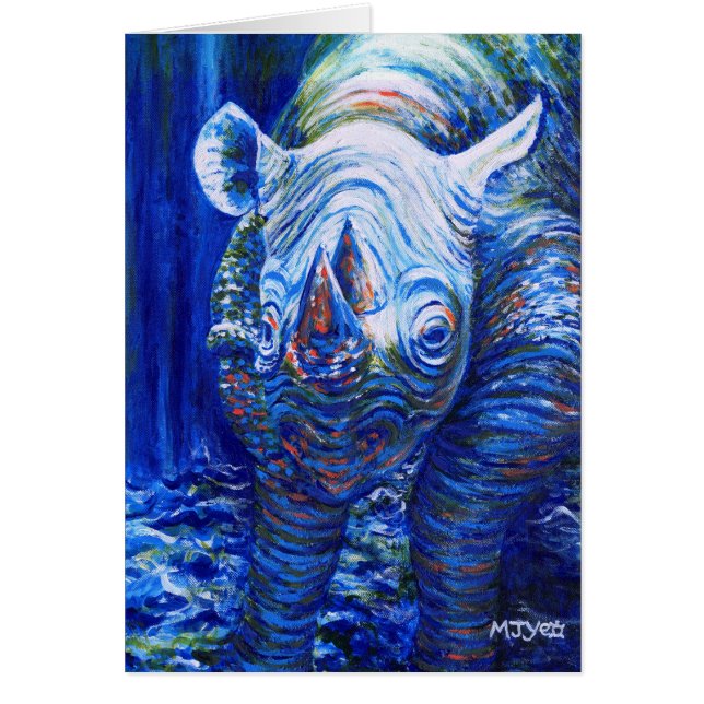 Rhinocéros bleu (Devant)