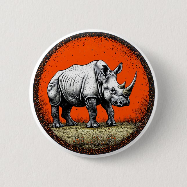 Rhinoceros Button (Vorderseite)