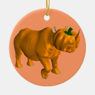 Rhinoceros Keramikornament
