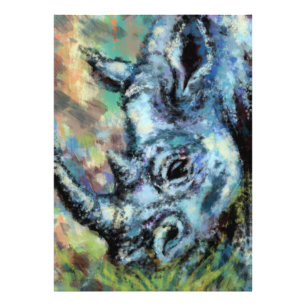 Rhinocéros Noirs À Savannah Photo Imprimer Dessin