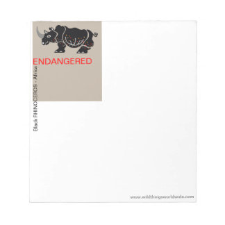 RHINOCEROS - Notepad - klein Notizblock
