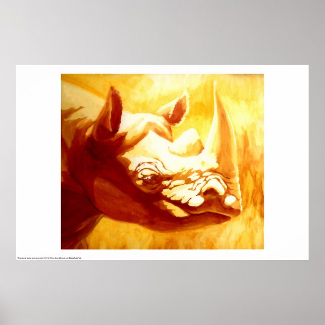 Rhinoceros Poster (Vorne)