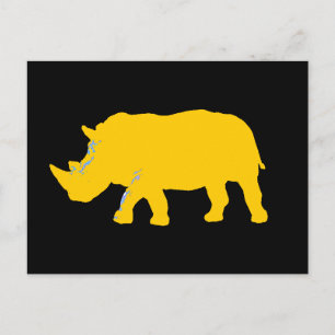 Rhinoceros Postkarte