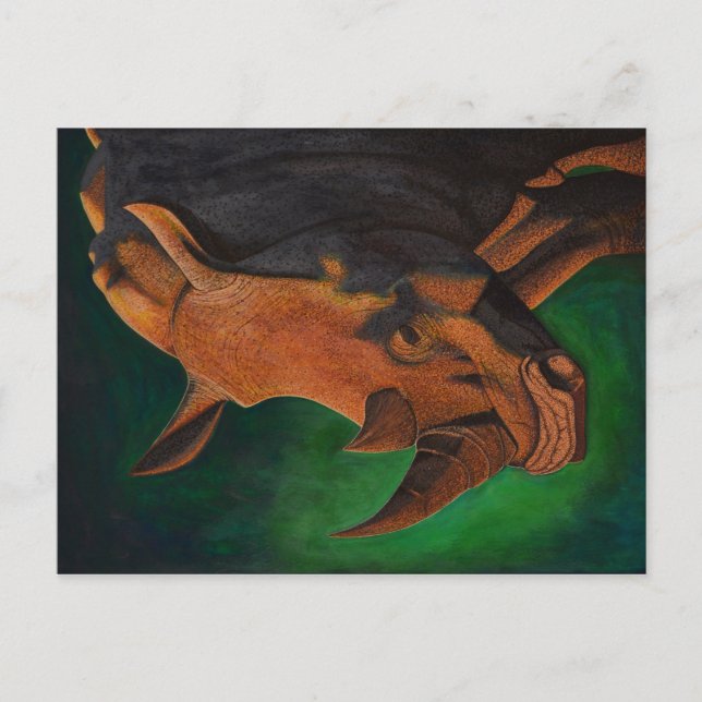 Rhinoceros Postkarte (Vorderseite)