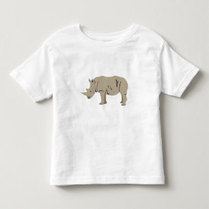 Rhinoceros Rhino Illustration Kleinkind T-shirt