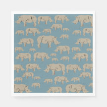 Rhinoceros Rhino Illustrationsmuster