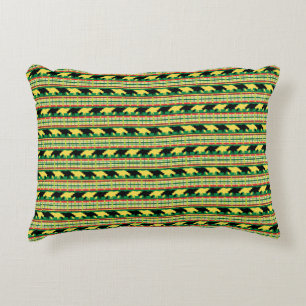 Rhinoceros Safari Weave Muster Zierkissen