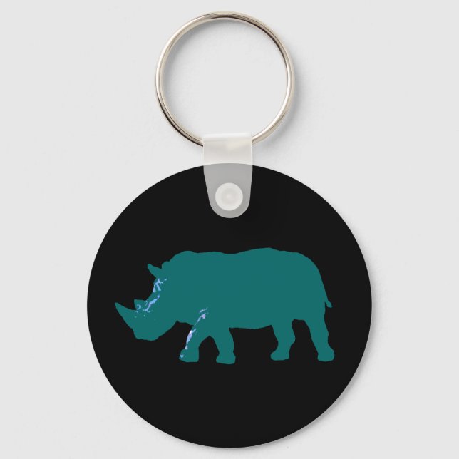 Rhinoceros Schlüsselanhänger (Vorderseite)