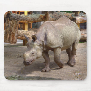 Rhinoceros unicornis mousepad