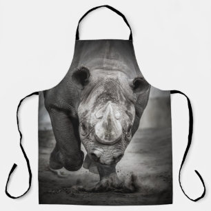 Rhinoceros: Wildtierportrait. Schürze