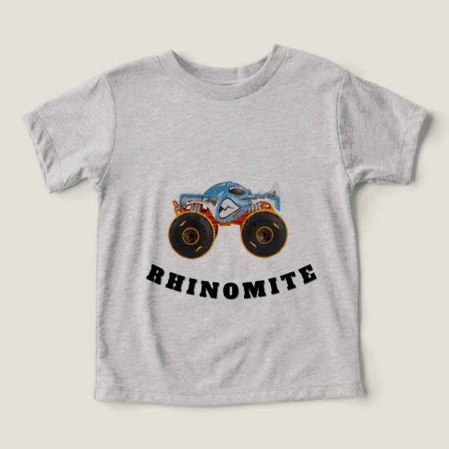 Rhinomit - Monster Truck Tshirt (Design Vorderseite)