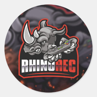 RhinoRec Round-Aufkleber Runder Aufkleber