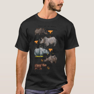 Rhinos der Welt T-Shirt