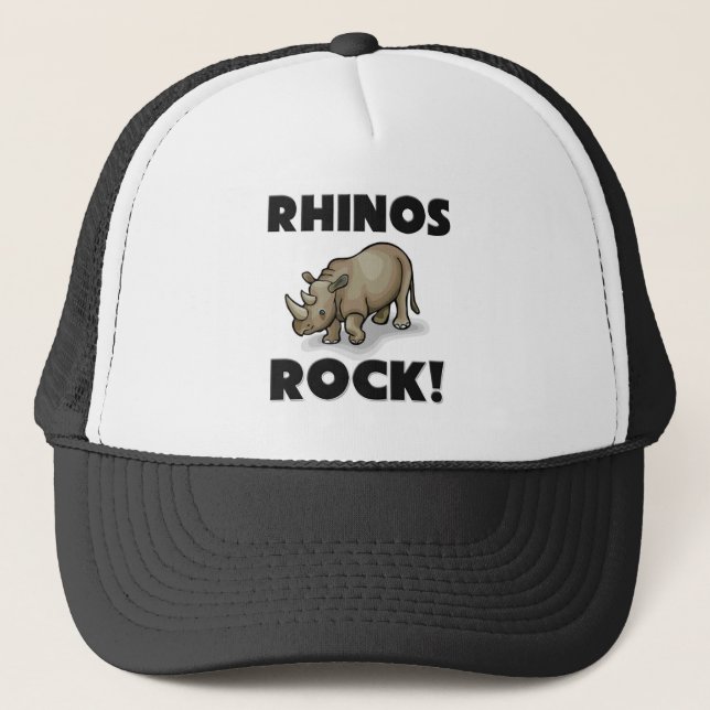 Rhinos-Felsen Truckerkappe (Vorderseite)