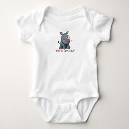 Rhinosmooch! Baby Bodysuit Strampler