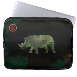 Rhinotierkunst Laptopschutzhülle