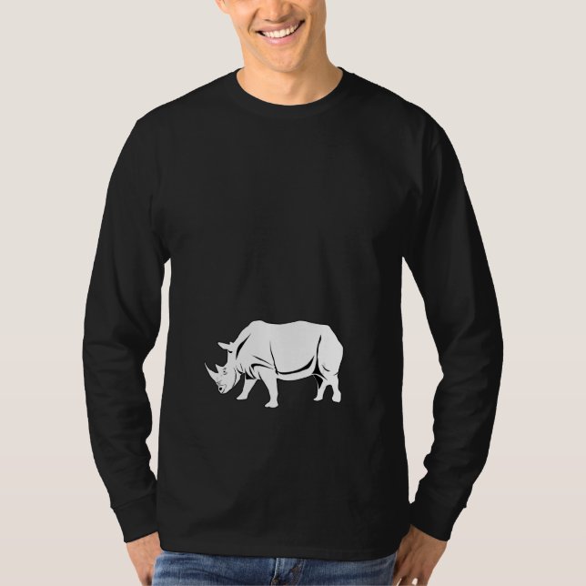Rhinozeros T-Shirt (Vorderseite)