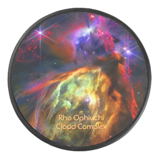 Rho Ophiuchi Cloud Complex - James Webb NIRCam Eishockey Puck (Vorderseite)