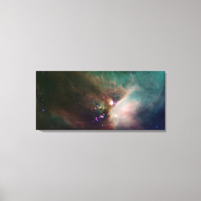 Rho Ophiuchi-Nebel Leinwanddruck (Vorderseite)