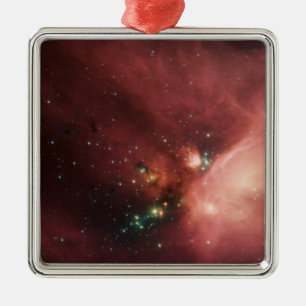 Rho Ophiuchi Nebelfleck 2 Silbernes Ornament