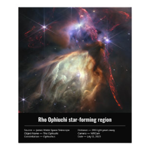 Rho Ophiuchi (NIRCam Image) James Webb Image Fotodruck