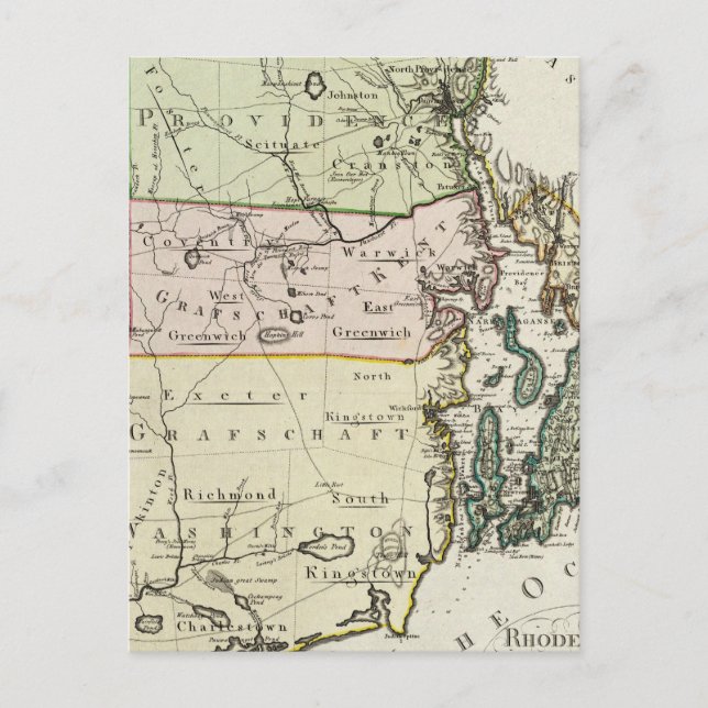 Rhode Island 2 Postkarte (Vorderseite)