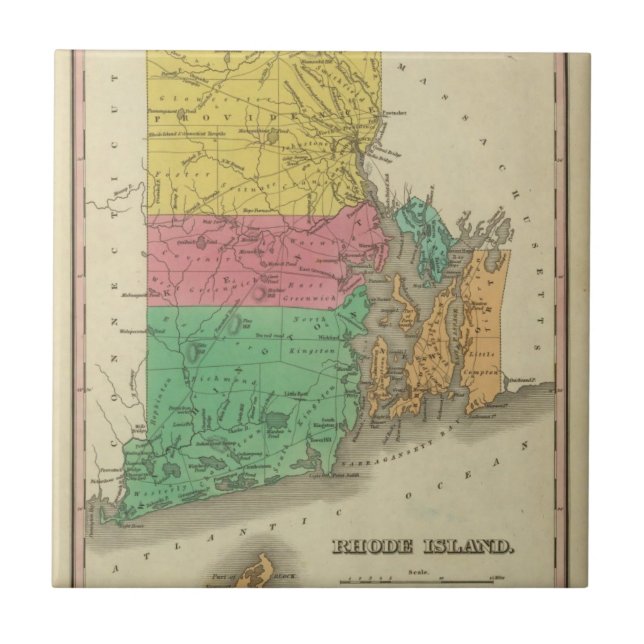 Rhode Island 6 Fliese (Vorderseite)