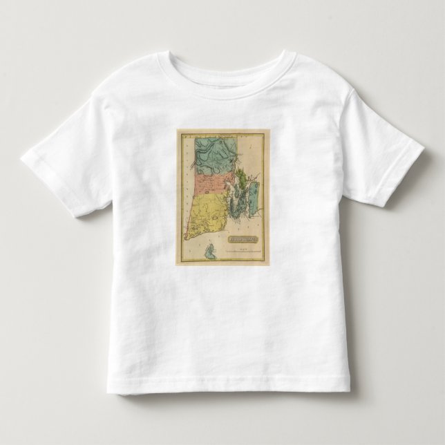 Rhode Island 7 Kleinkind T-shirt (Vorderseite)