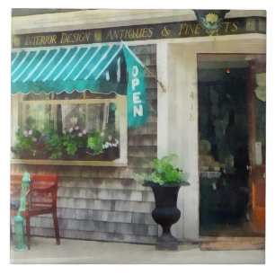 Rhode Island - Antiquitätenladen Newport RI Fliese