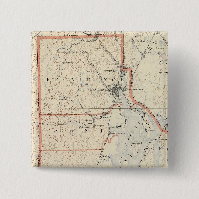 Rhode Island Atlas 2 Button (Vorderseite)