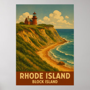 Rhode Island Block Island V02 Poster