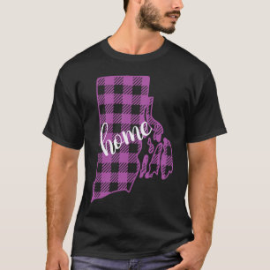 Rhode Island Buffalo Karo Home State Land USA T-Shirt