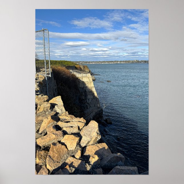 Rhode Island Cliff Walk Poster (Vorne)