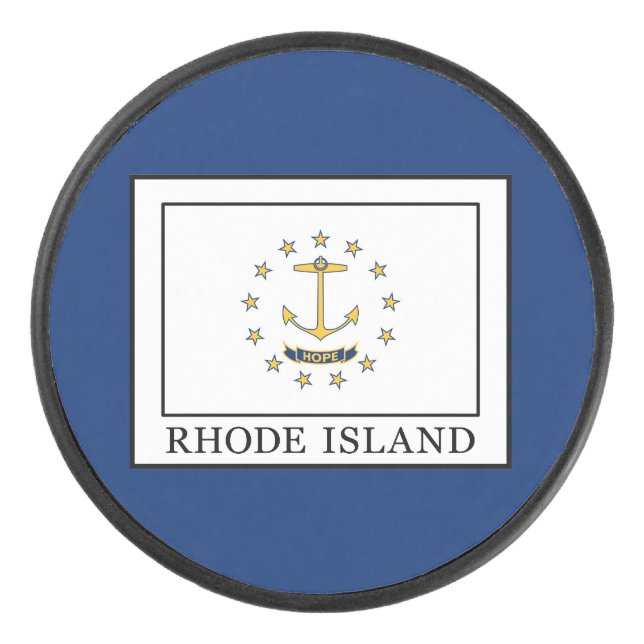 Rhode Island Eishockey Puck (Vorderseite)