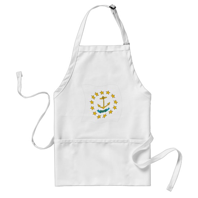 Rhode Island Flag Apron Schürze (Vorne)