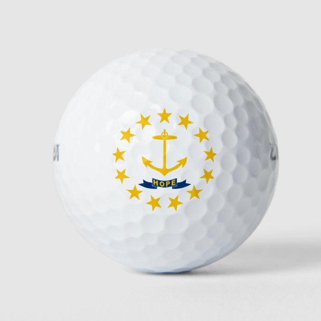 RHODE ISLAND FLAG GOLFBALL (Vorderseite)