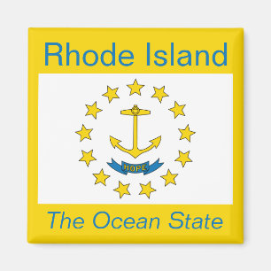 Rhode Island Flag Magnet
