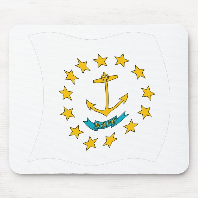 Rhode Island Flag Mousepad (Vorne)