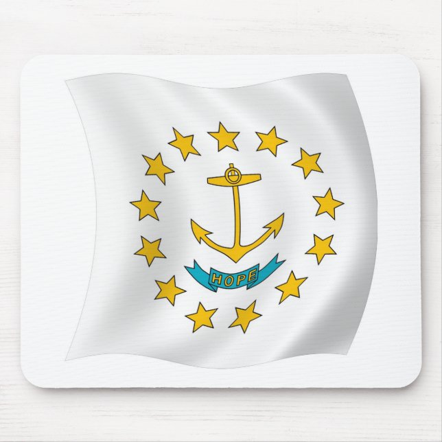 Rhode Island Flag Mousepad (Vorne)