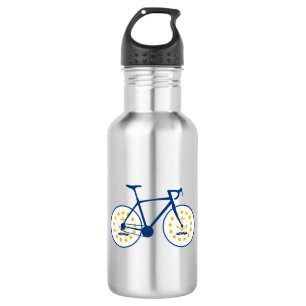 Rhode Island Flag Radfahren Edelstahlflasche