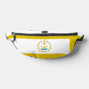 Rhode Island-Flagge-Siegel Bauchtasche