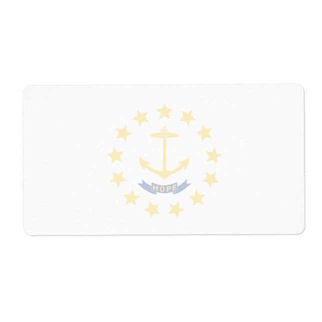 Rhode Island Flaggenkennzeichnung (Vorne)