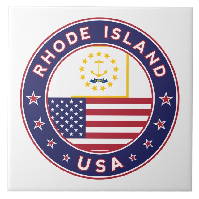 Rhode Island Fliese (Vorderseite)