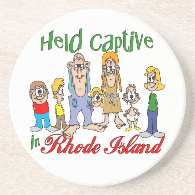 Rhode Island Funny Trailer Park Dessous de verre S (Devant)