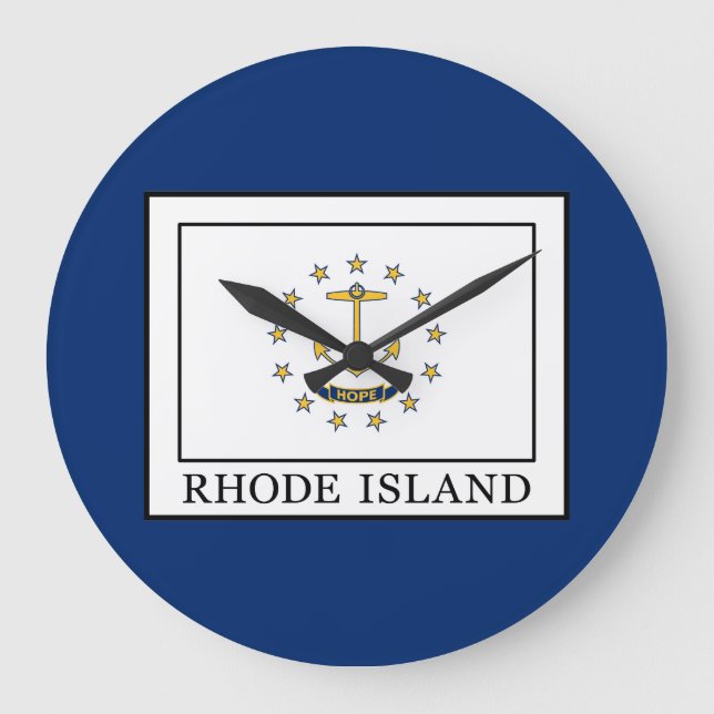 Rhode Island Große Wanduhr (Vorderseite)