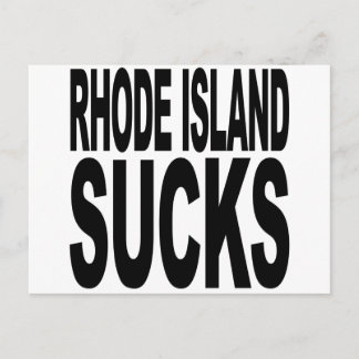 Rhode Island Ist zum Kotzen Postkarte