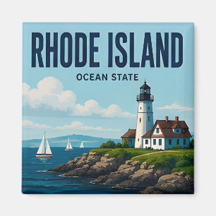 Rhode Island Kapitol Hafen Ocean State Magnet